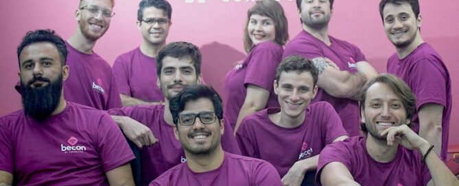 Becon começou em 2017 como uma ideia no Startup Weekend Joinville