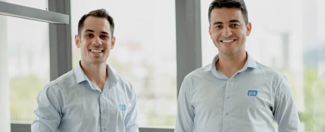 Fundadores da startup Motorista PX