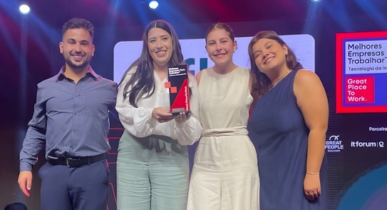 Conquista do GPTW como uma das melhores empresas para trabalhar em tecnologia